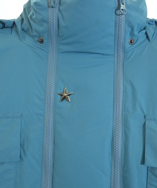 black means（ブラックミーンズ）ダウンジャケット/ダウンベスト 青 サイズ:3(L位) レディース/2200645144017