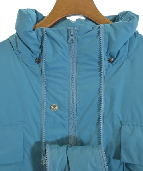 black means（ブラックミーンズ）ダウンジャケット/ダウンベスト 青 サイズ:3(L位) レディース/2200645144017