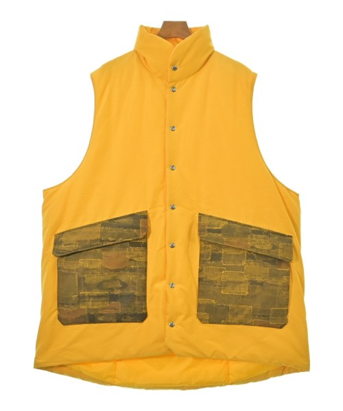 black means(ブラックミーンズ)ダウンジャケット/ダウンベスト オレンジ サイズ:-(XL位)/2200645144024