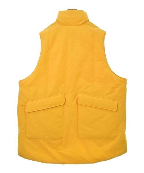 black means（ブラックミーンズ）ダウンジャケット/ダウンベスト オレンジ サイズ:-(XL位) メンズ/2200645144024