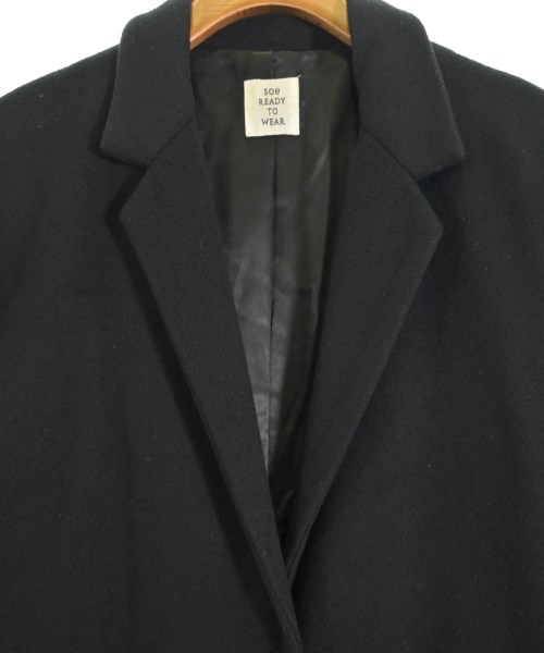 SOE（ソーイ）チェスターコート 黒 サイズ:1(S位) レディース/2200650533059