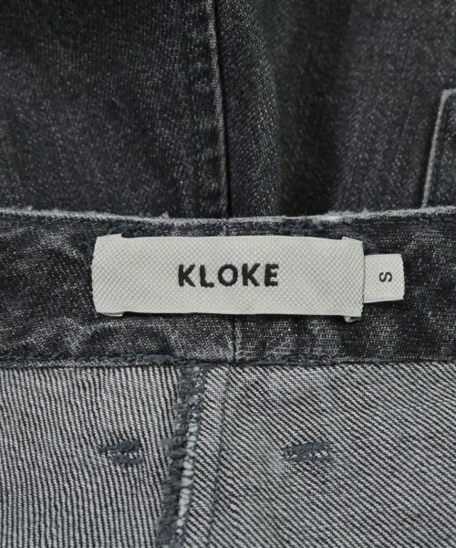 KLOKE（クローク）デニムパンツ 黒 サイズ:S レディース/2200672756047
