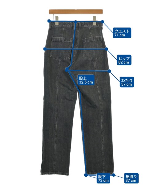 KLOKE（クローク）デニムパンツ 黒 サイズ:S レディース/2200672756047