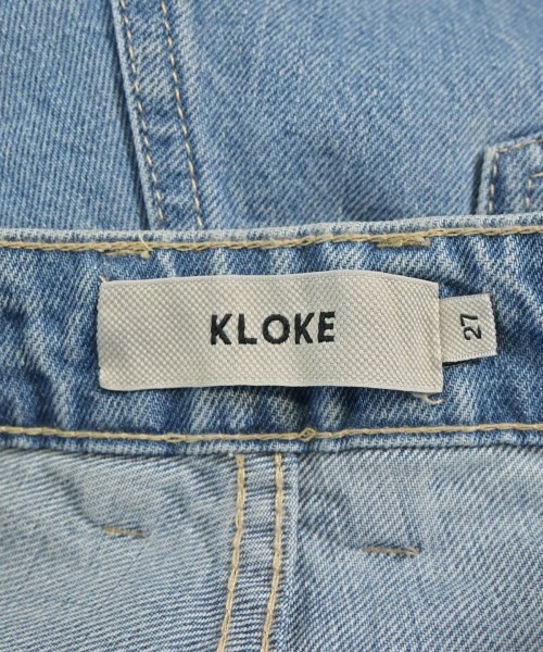 KLOKE（クローク）デニムパンツ 青 サイズ:27(M位) レディース/2200710248077