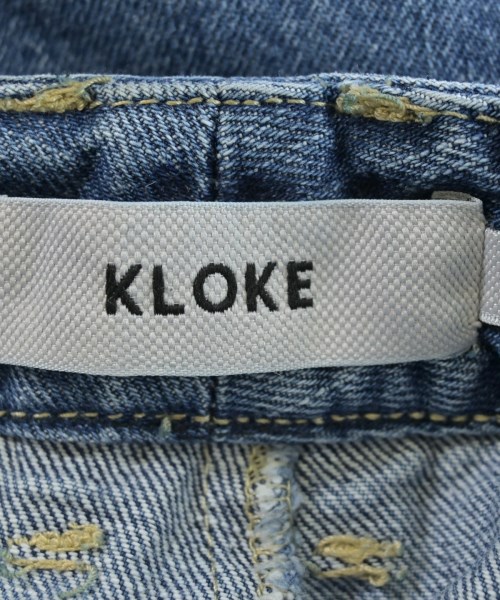 KLOKE（クローク）デニムパンツ 青 サイズ:S レディース/2200634102042