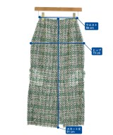 IRENE（アイレネ）ロング・マキシ丈スカート 緑 サイズ:34(XS位) レディース/2200605372061