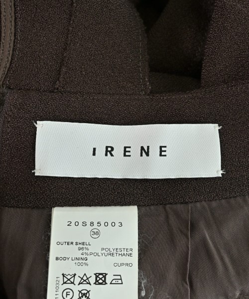 IRENE（アイレネ）ワンピース 茶 サイズ:38(M位) レディース/2200677901299