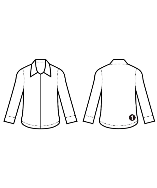 IRENE（アイレネ）カジュアルシャツ 青 サイズ:36(S位) レディース/2200675281218