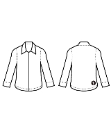 IRENE（アイレネ）カジュアルシャツ 青 サイズ:36(S位) レディース/2200675281218