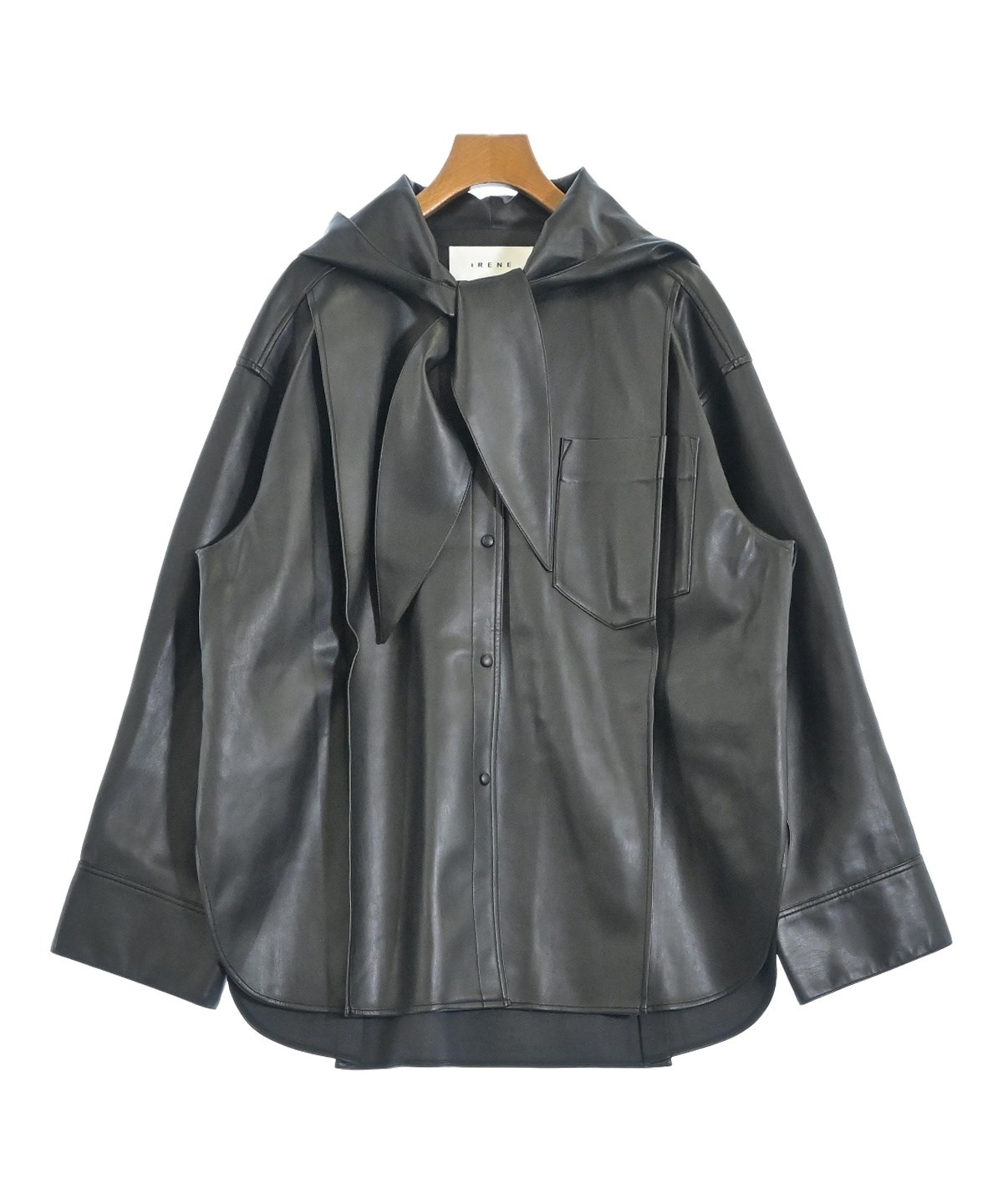 IRENE（アイレネ）カジュアルジャケット 黒 サイズ:36(S位) レディース