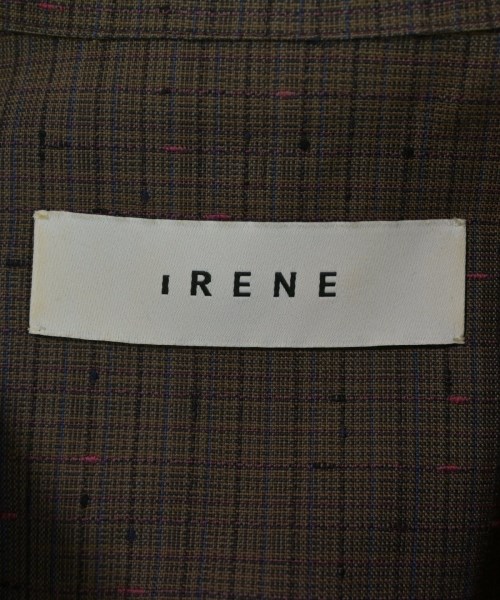 IRENE（アイレネ）カジュアルシャツ 茶 サイズ:36(S位) レディース/2200718179076