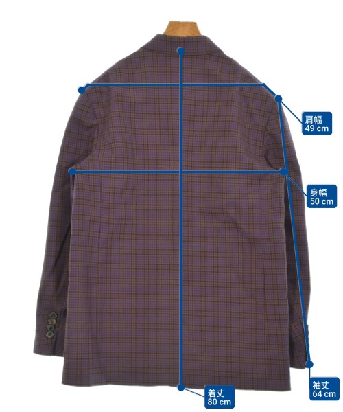 IRENE（アイレネ）カジュアルジャケット 紫 サイズ:36(S位) レディース/2200650586192