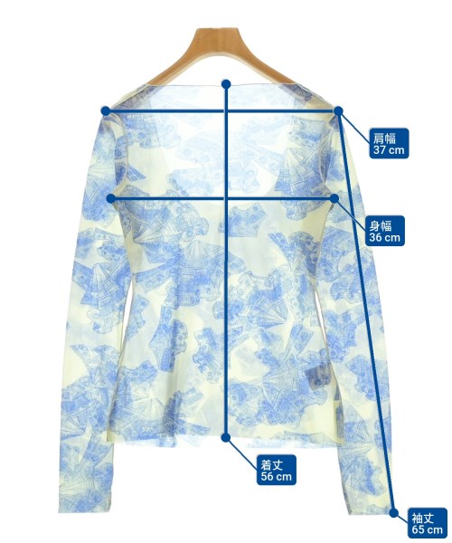 IRENE（アイレネ）Tシャツ・カットソー 青 サイズ:36(S位) レディース/2200663016037