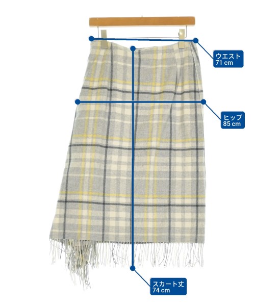 IRENE（アイレネ）ロング・マキシ丈スカート グレー サイズ:36(S位) レディース/2200663628063