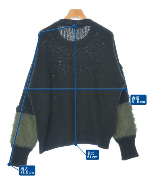 MARECHAL TERRE（マルシャルテル）ニット・セーター 黒 サイズ:2(M位) レディース/2200638232059