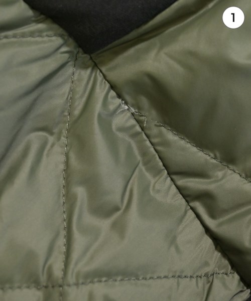 MARECHAL TERRE（マルシャルテル）ダウンジャケット/ダウンベスト カーキ サイズ:2(M位) レディース/2200644748360