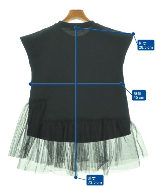 MARECHAL TERRE（マルシャルテル）Tシャツ・カットソー 黒 サイズ:2(M位) レディース/2200658059025