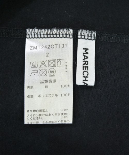 MARECHAL TERRE（マルシャルテル）Tシャツ・カットソー 黒 サイズ:2(M位) レディース/2200714033075