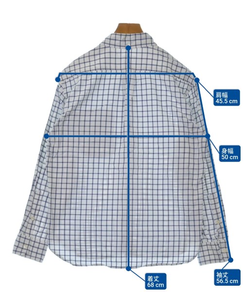 quadro（クオドロ）カジュアルシャツ 白 サイズ:2(M位) メンズ/2200620335102