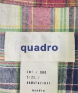 quadro（クオドロ）カジュアルシャツ 赤 サイズ:2(M位) メンズ/2200643982116