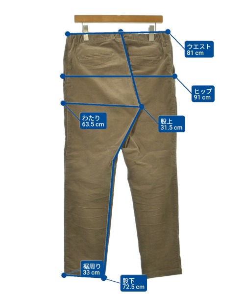 quadro（クオドロ）スラックス 茶 サイズ:2(M位) メンズ/2200664581138