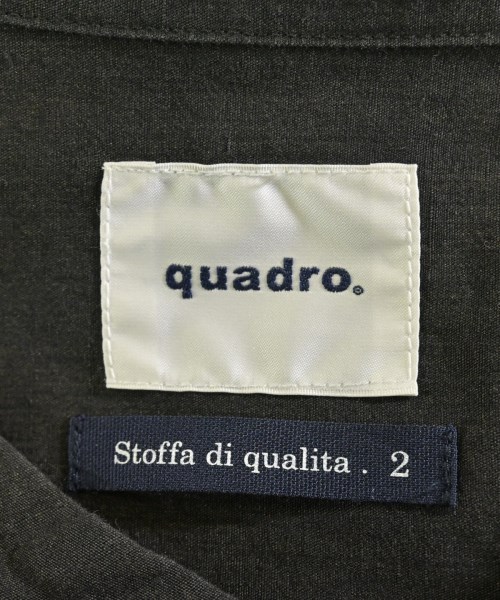 quadro（クオドロ）カジュアルシャツ グレー サイズ:2(M位) メンズ/2200672218026