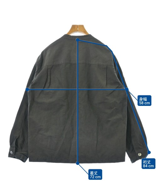 quadro（クオドロ）カジュアルシャツ グレー サイズ:2(M位) メンズ/2200672218026