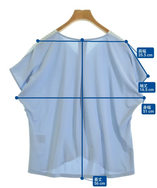 SOFUOL（ソフール）ブラウス 青 サイズ:2(M位) レディース/2200616431085