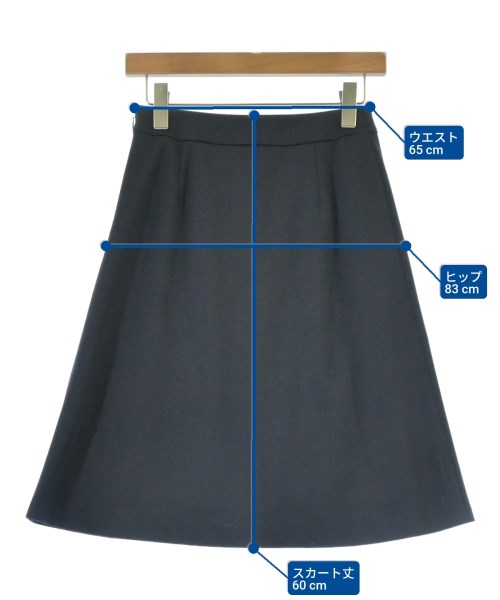 SOFUOL（ソフール）ひざ丈スカート 紺 サイズ:36(S位) レディース/2200616628140