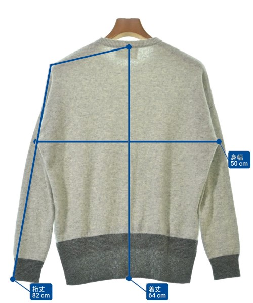 BPQC（ビーピーキューシー）ニット・セーター グレー サイズ:F メンズ/2200671362027