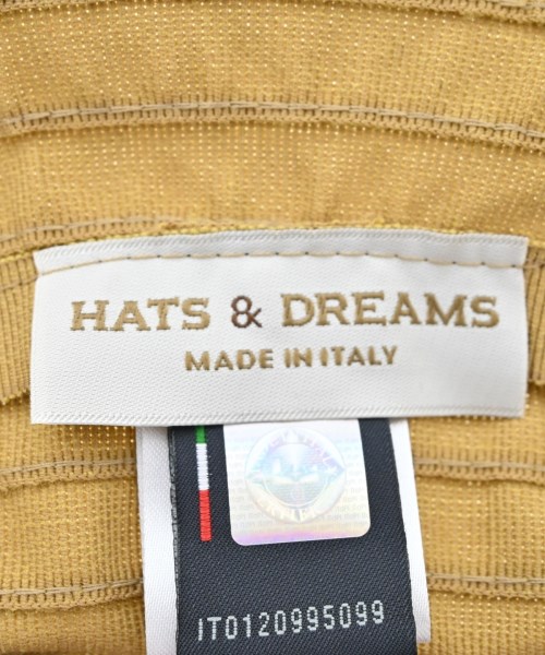 HATS&DREAMS（ハッツアンドドリームス）ハット ベージュ サイズ:F レディース/2200707670096