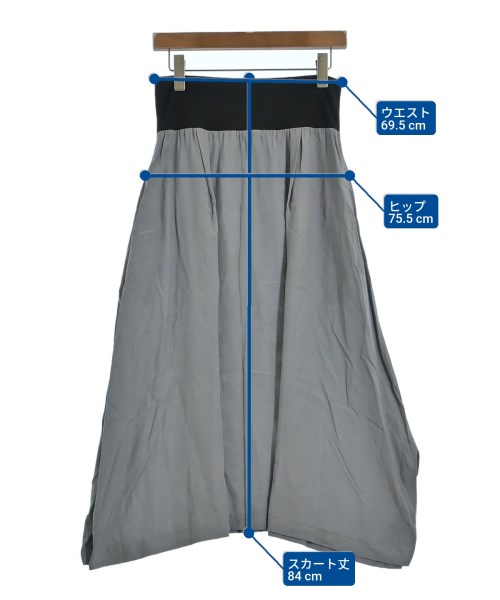 KEI Hayama PLUS（ケイハヤマプリュス）ロング・マキシ丈スカート グレー サイズ:F レディース/2200632703029