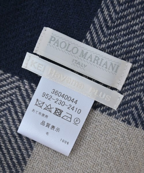 KEI Hayama PLUS（ケイハヤマプリュス）ストール 紺 サイズ:- レディース/2200665391217