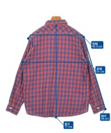 BONCOURA（ボンクラ）カジュアルシャツ 赤 サイズ:38(M位) メンズ/2200634862045