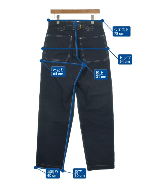 BONCOURA（ボンクラ）デニムパンツ 紺 サイズ:28(S位) メンズ/2200613595063