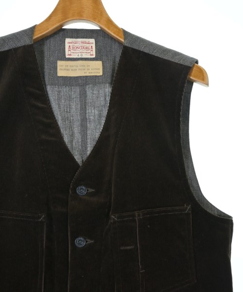 BONCOURA（ボンクラ）ドレスシャツ 茶 サイズ:40(M位) メンズ/2200659366023