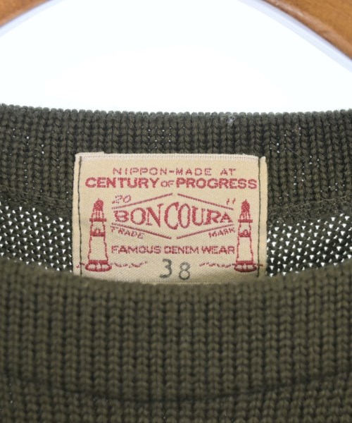 BONCOURA（ボンクラ）ニット・セーター カーキ サイズ:38(M位) メンズ/2200659562050