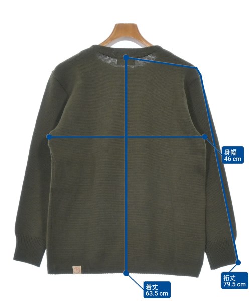 BONCOURA（ボンクラ）ニット・セーター カーキ サイズ:38(M位) メンズ/2200659562050