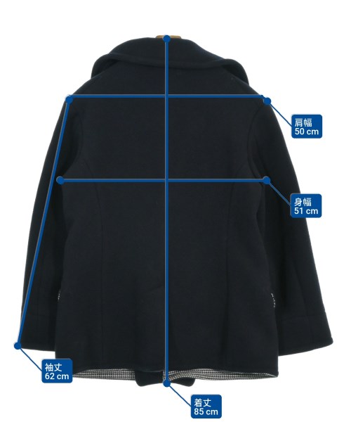 BONCOURA（ボンクラ）ピーコート 紺 サイズ:38(S位) メンズ/2200664188030