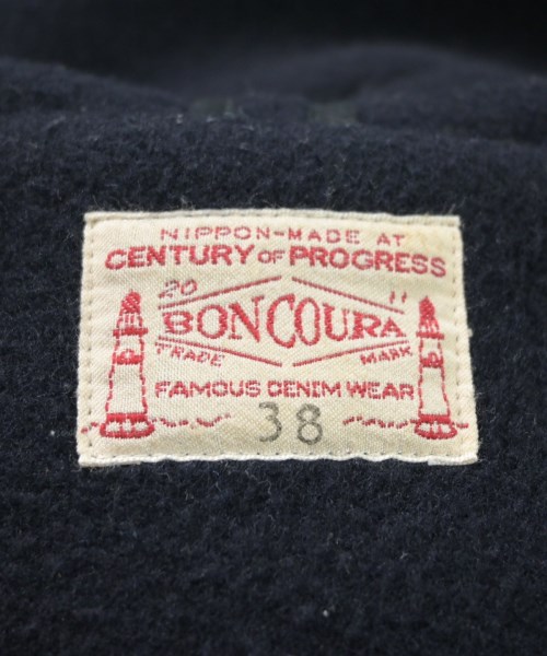 BONCOURA（ボンクラ）ダッフルコート 紺 サイズ:38(S位) メンズ/2200664188047