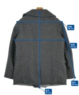 BONCOURA（ボンクラ）ピーコート グレー サイズ:38(S位) メンズ/2200664188054