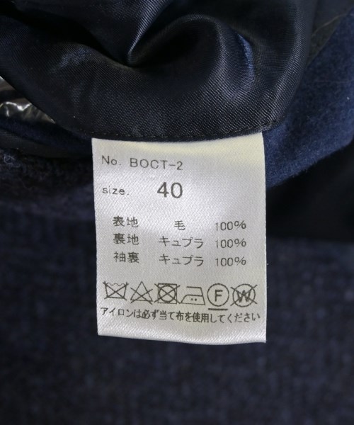 BONCOURA（ボンクラ）ステンカラーコート 紺 サイズ:40(L位) メンズ/2200722396018