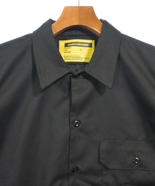 WHATEVER WORKS（ワットエバーワークス）カジュアルシャツ 黒 サイズ:-(XL位) メンズ/2200618993017