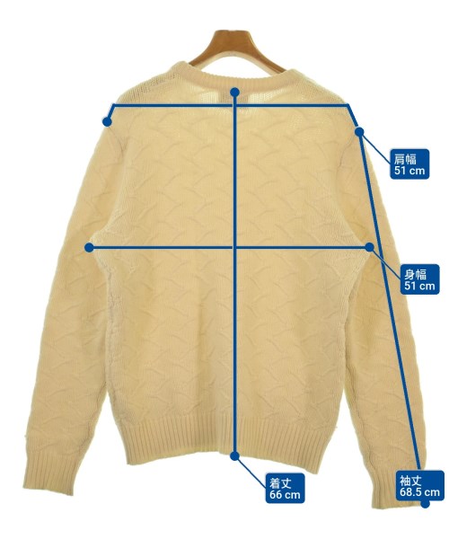 LAD by DEMYLEE（ラッドバイデミリー）ニット・セーター 白 サイズ:M メンズ/2200623437049