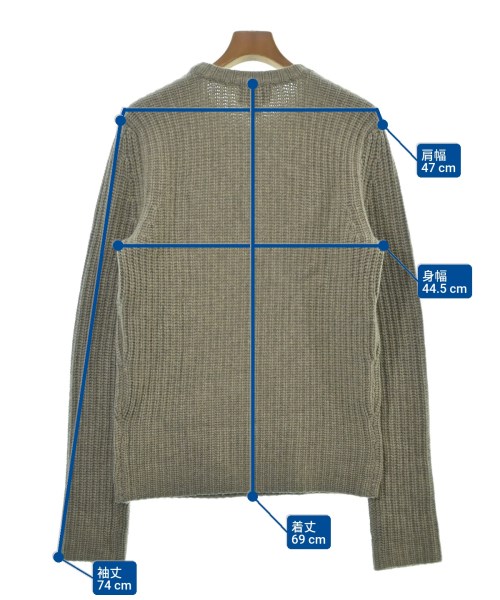 LAD by DEMYLEE（ラッドバイデミリー）ニット・セーター ベージュ サイズ:S メンズ/2200630031049