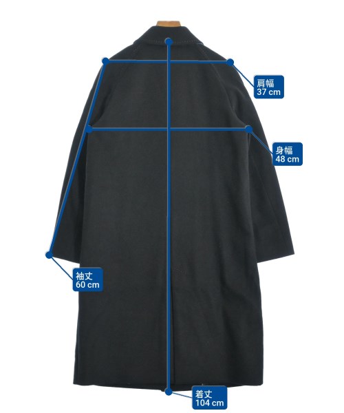 PS by Paul Smith（ピーエスバイポールスミス）ステンカラーコート 黒 サイズ:40(M位) レディース/2200628964052