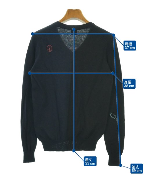 PS by Paul Smith（ピーエスバイポールスミス）ニット・セーター 紺 サイズ:S レディース/2200608851037