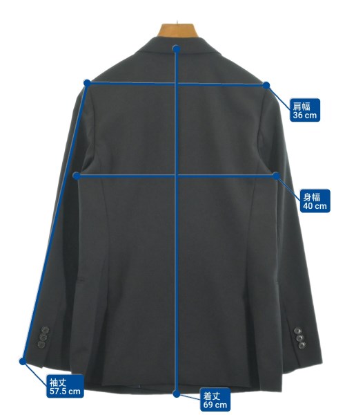 PS by Paul Smith（ピーエスバイポールスミス）テーラードジャケット 黒 サイズ:38(S位) レディース/2200614985023