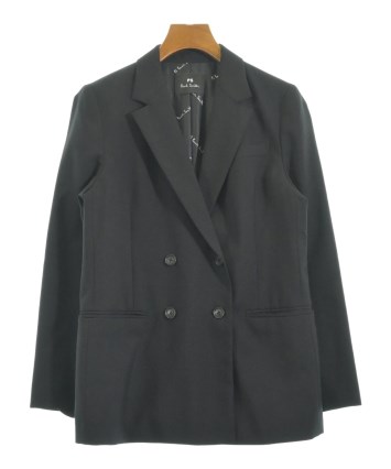 Paul Smith◆ジャケット/L/ポリエステル/BLK Paul Smith(ポールスミス) レザーテーラードジャケット214308 214308