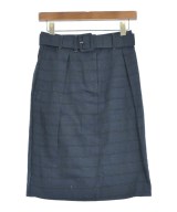 PS by Paul Smith（ピーエスバイポールスミス）ひざ丈スカート 紺 サイズ:38(S位) レディース/2200665196058